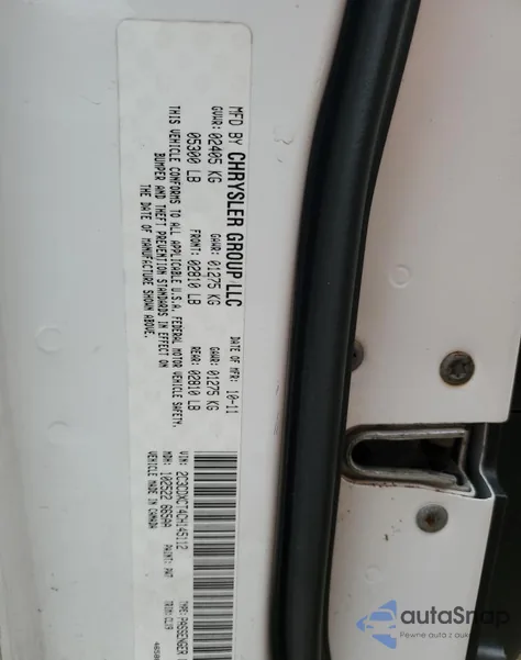 2012 Dodge Charger R/T from USA, damaged, VIN 2C3CDXCT4CH145112